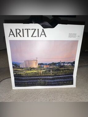 Aritzia Poster Print Shopping Bag- Medium Size